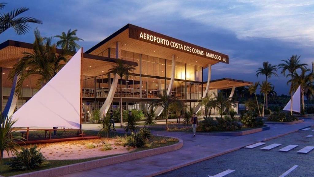 Obras do aeroporto de Maragogi